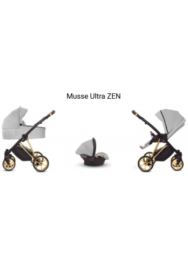 BABY ACTIVE kombinovaný kočík MUSSE ULTRA gold-zen